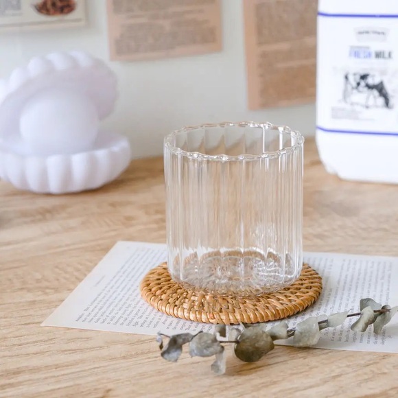 Round Rattan Coaster - Straw Raffia (2) - Picture 3 of 3